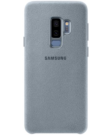 Samsung Galaxy S9 Plus Alcantara Cover Mint Hoesjes