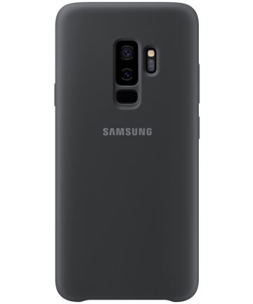 Samsung Galaxy S9 Plus Silicone Cover Zwart Hoesjes