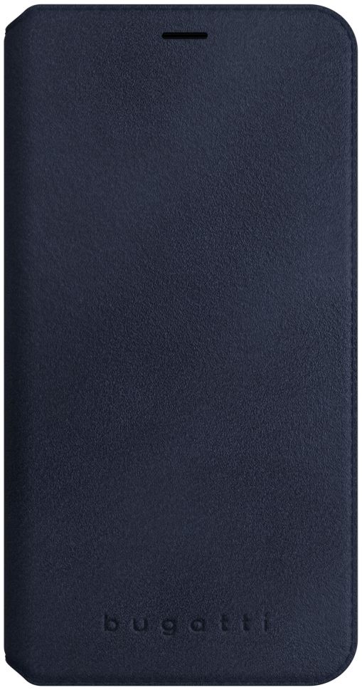 Bugatti Parigi Ultrasuede Luxe Hoesje Apple iPhone X Blauw afbeelding 1