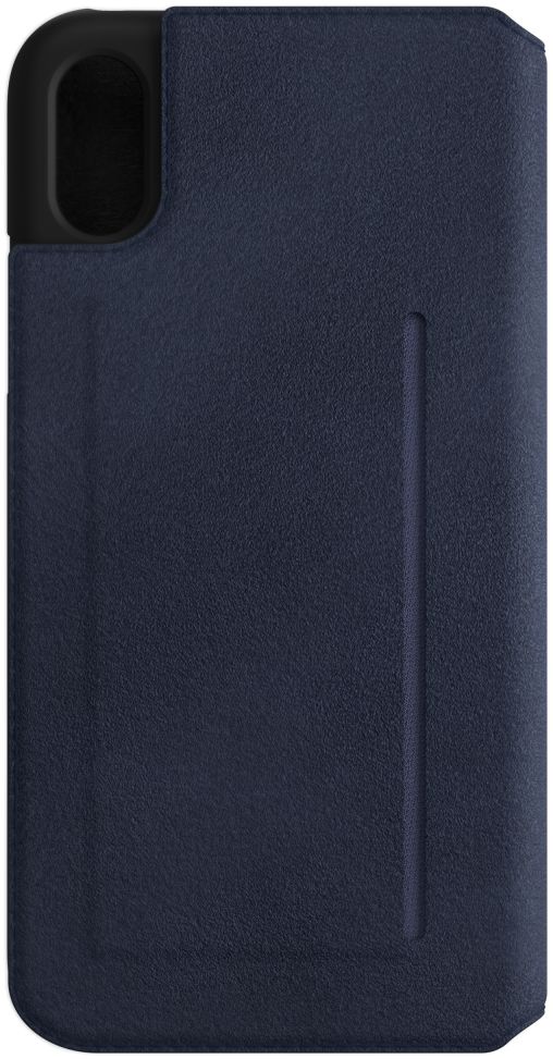 Bugatti Parigi Ultrasuede Luxe Hoesje Apple iPhone X Blauw afbeelding 4