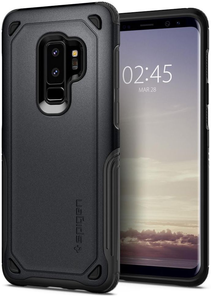 Spigen Hybrid Armor Hoesje Samsung Galaxy S9 Plus Graphite Gray afbeelding 1