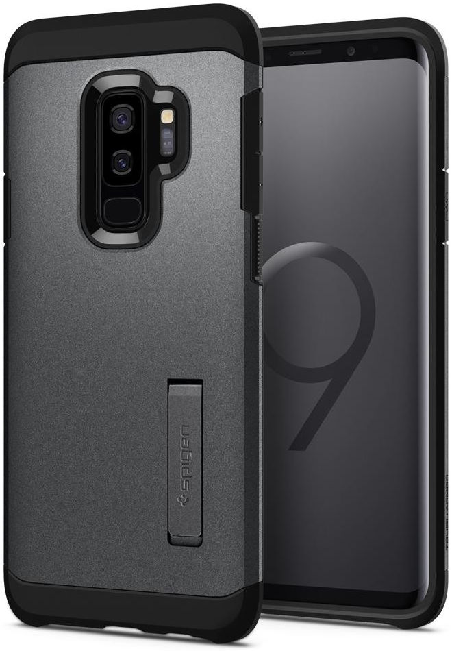 Spigen Tough Armor Hoesje Samsung Galaxy S9 Plus Graphite Gray afbeelding 1