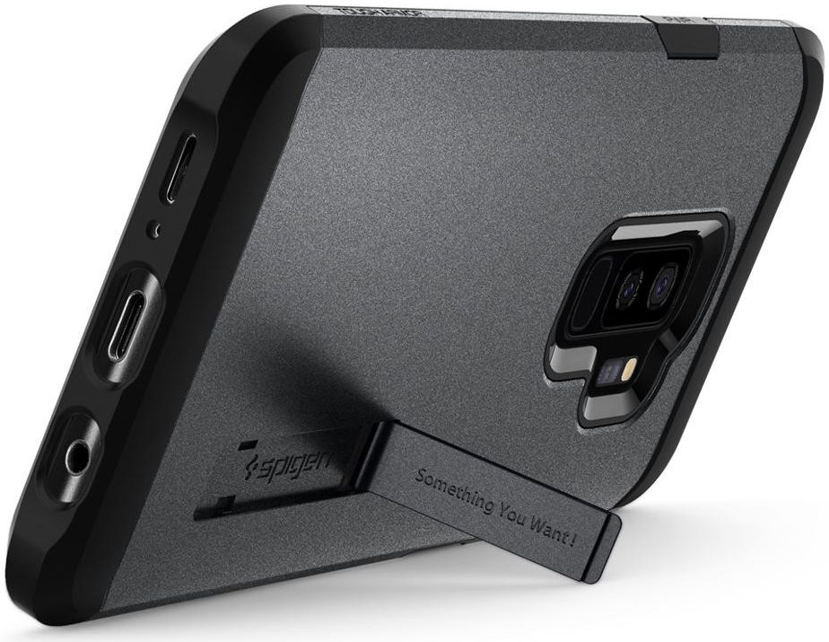 Spigen Tough Armor Hoesje Samsung Galaxy S9 Plus Graphite Gray afbeelding 5