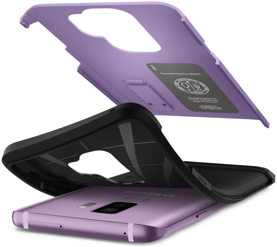 Spigen Tough Armor Hoesje Samsung Galaxy S9 Plus Lilac Purple afbeelding 4