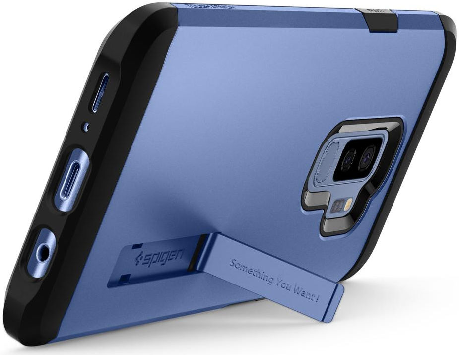 Spigen Tough Armor Hoesje Samsung Galaxy S9 Plus Coral Blue afbeelding 5