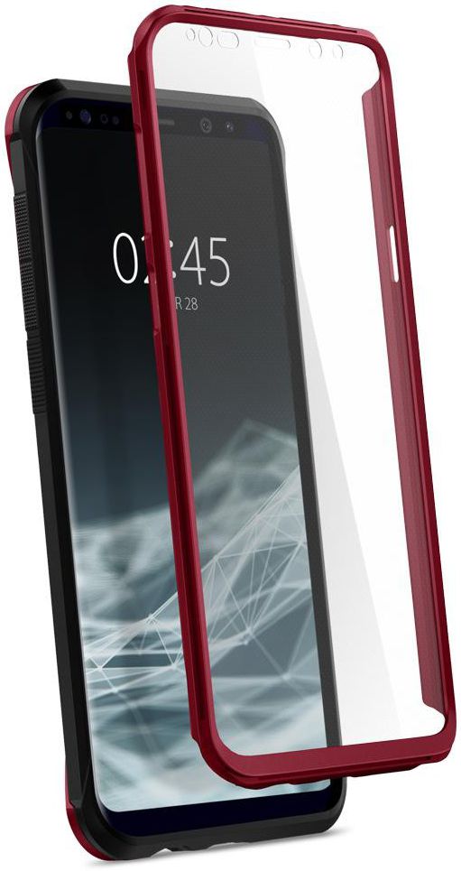 Spigen Reventon Hoesje Samsung Galaxy S9 Plus Metallic Red afbeelding 3