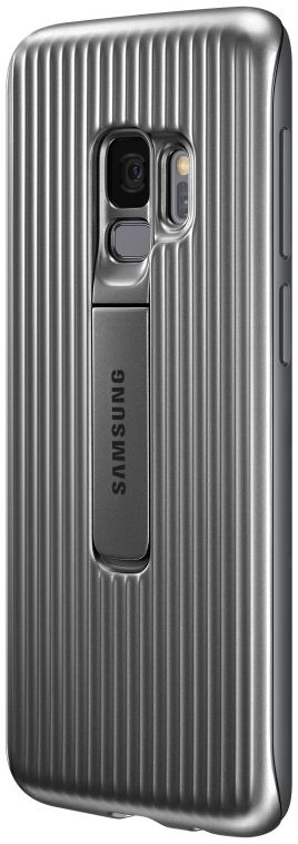 Samsung Galaxy S9 Protective Stand Cover Zilver afbeelding 3