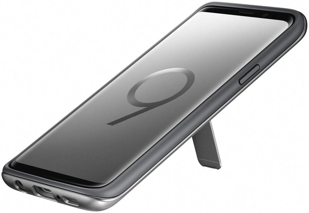 Samsung Galaxy S9 Protective Stand Cover Zilver afbeelding 7