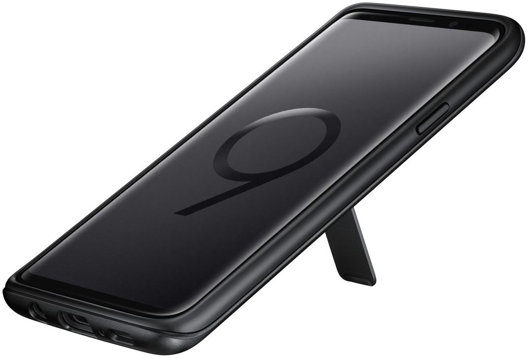 Samsung Galaxy S9 Plus Protective Stand Cover Zwart afbeelding 4