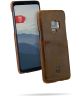 Rosso Select Samsung Galaxy S9 Hoesje Echt Leer Back Cover Bruin