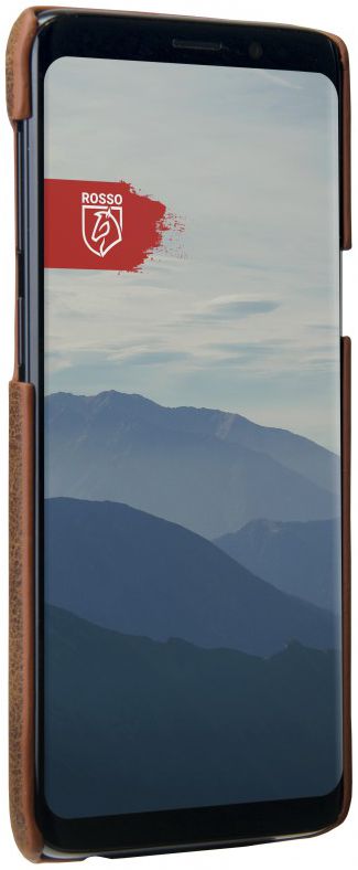 Rosso Select Samsung Galaxy S9 Hoesje Echt Leer Back Cover Bruin afbeelding 4