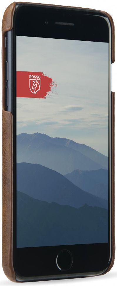 Rosso Select OnePlus 5T Hoesje Echt Leer Back Cover Bruin afbeelding 11