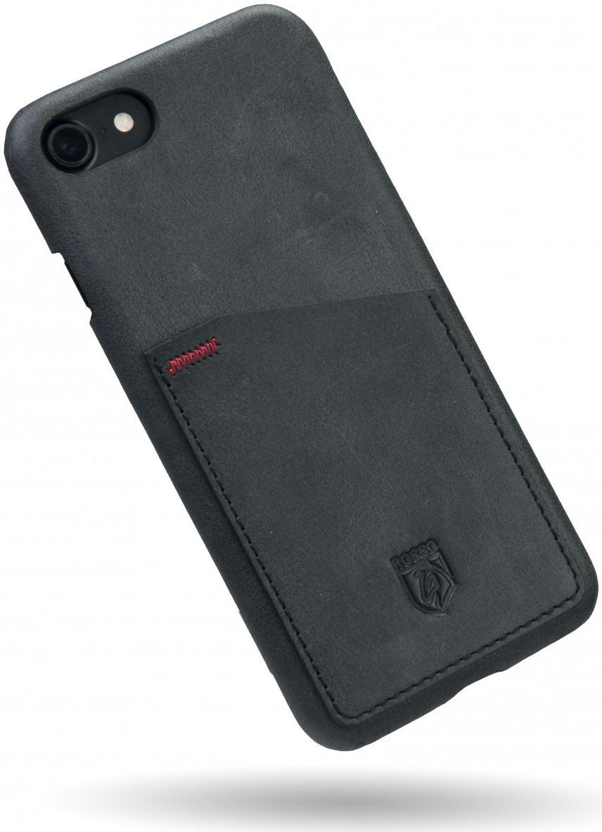 Rosso Select OnePlus 5T Hoesje Echt Leer Back Cover Zwart afbeelding 2