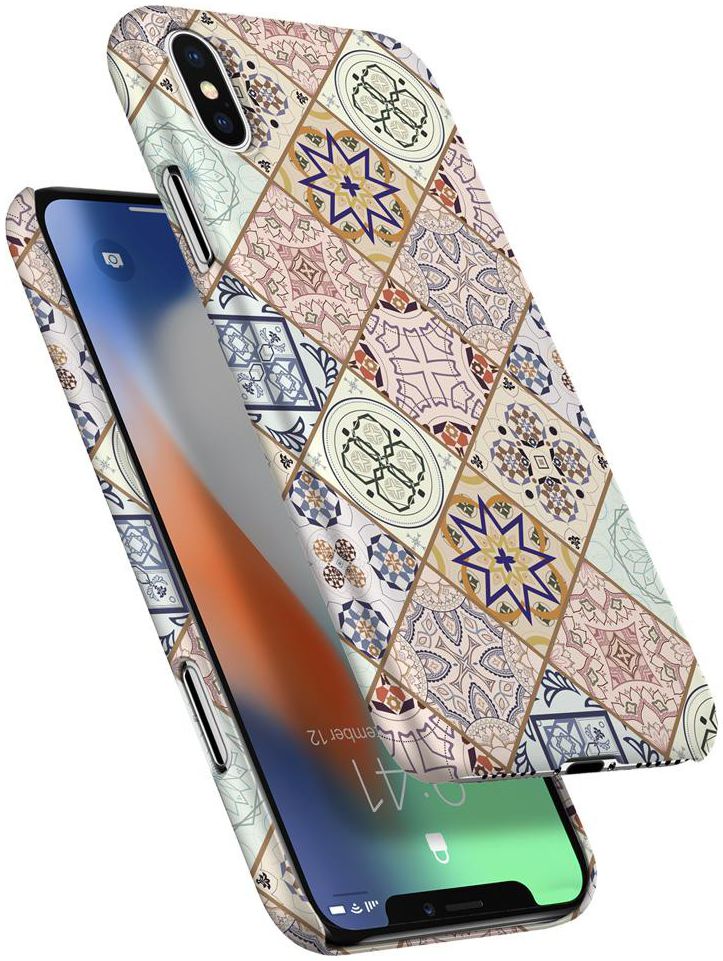Spigen Thin Fit Hoesje Apple iPhone X Arabesque afbeelding 1