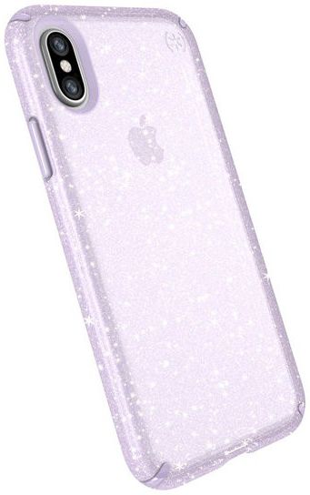 Speck Presidio Glitter Hoesje Apple iPhone X Paars afbeelding 2