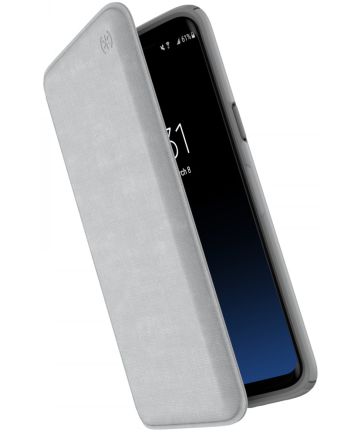 Speck Presidio Booklet Hoesje Samsung Galaxy S9 Plus Grijs Hoesjes