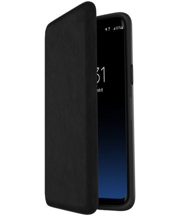 Speck Presidio Echt Leren Folio Samsung Galaxy S9 Plus Hoesje Zwart Hoesjes
