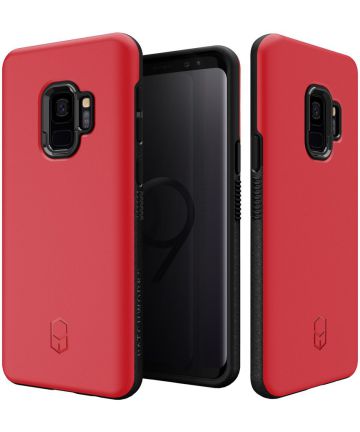 Patchworks Level Hybride Hoesje Samsung Galaxy S9 Rood Hoesjes