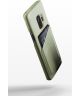 Mujjo Lederen Wallet Case Samsung Galaxy S9 Groen