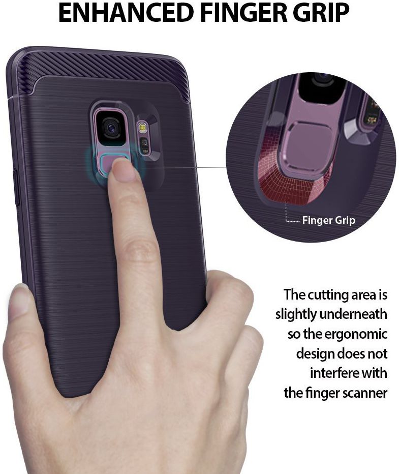 Ringke Onyx Samsung Galaxy S9 Hoesje Violet afbeelding 5