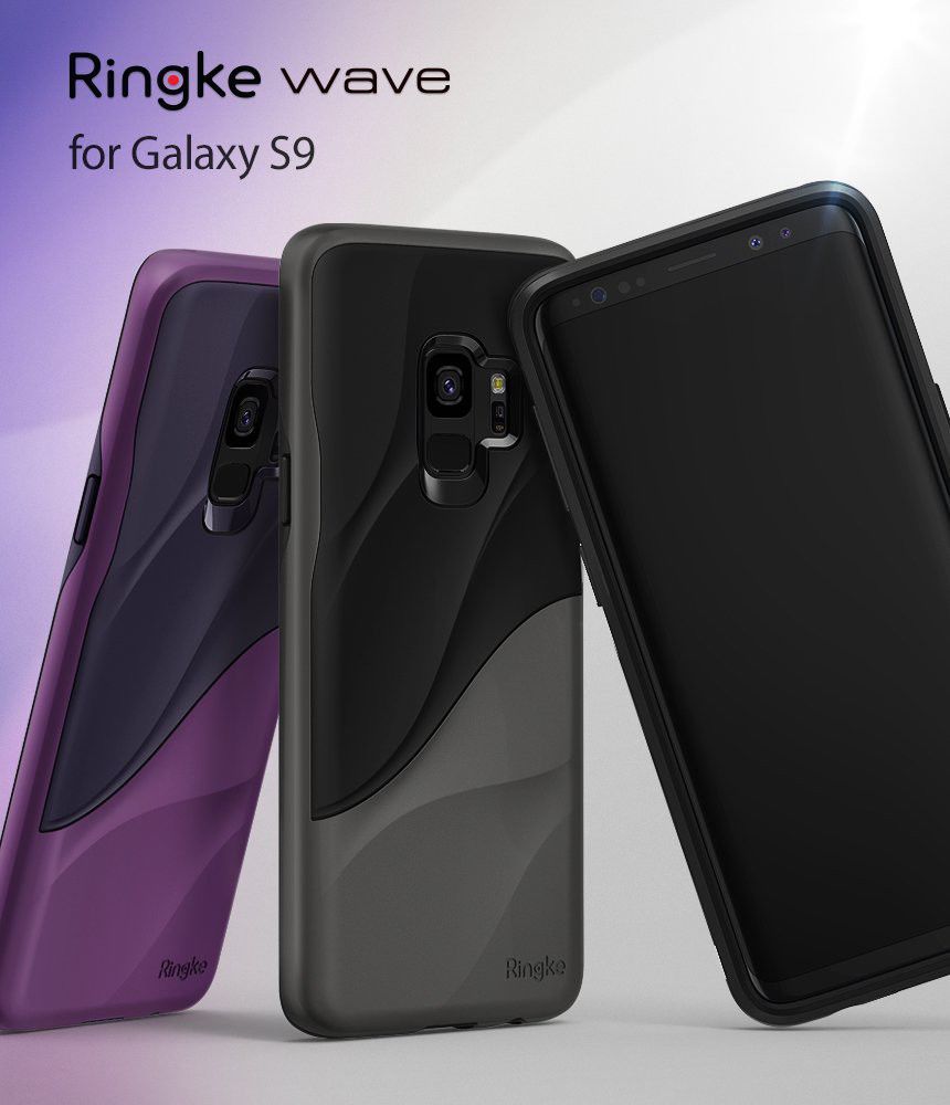 Ringke Wave Hoesje Samsung Galaxy S9 Metallic Purple afbeelding 2