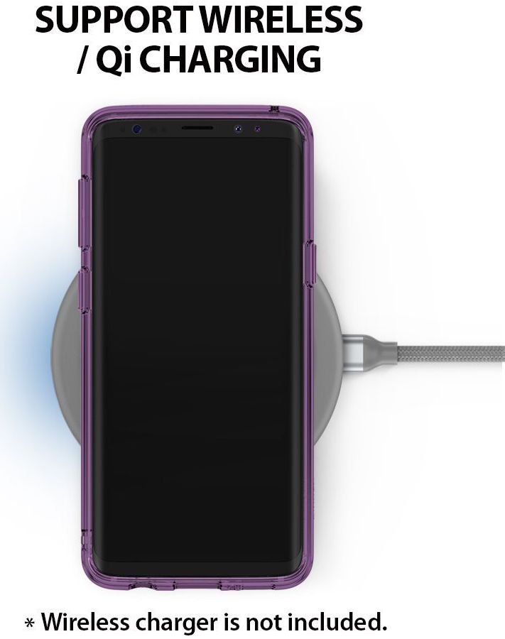Ringke Fusion Hoesje Samsung Galaxy S9 Orchid Purple afbeelding 9