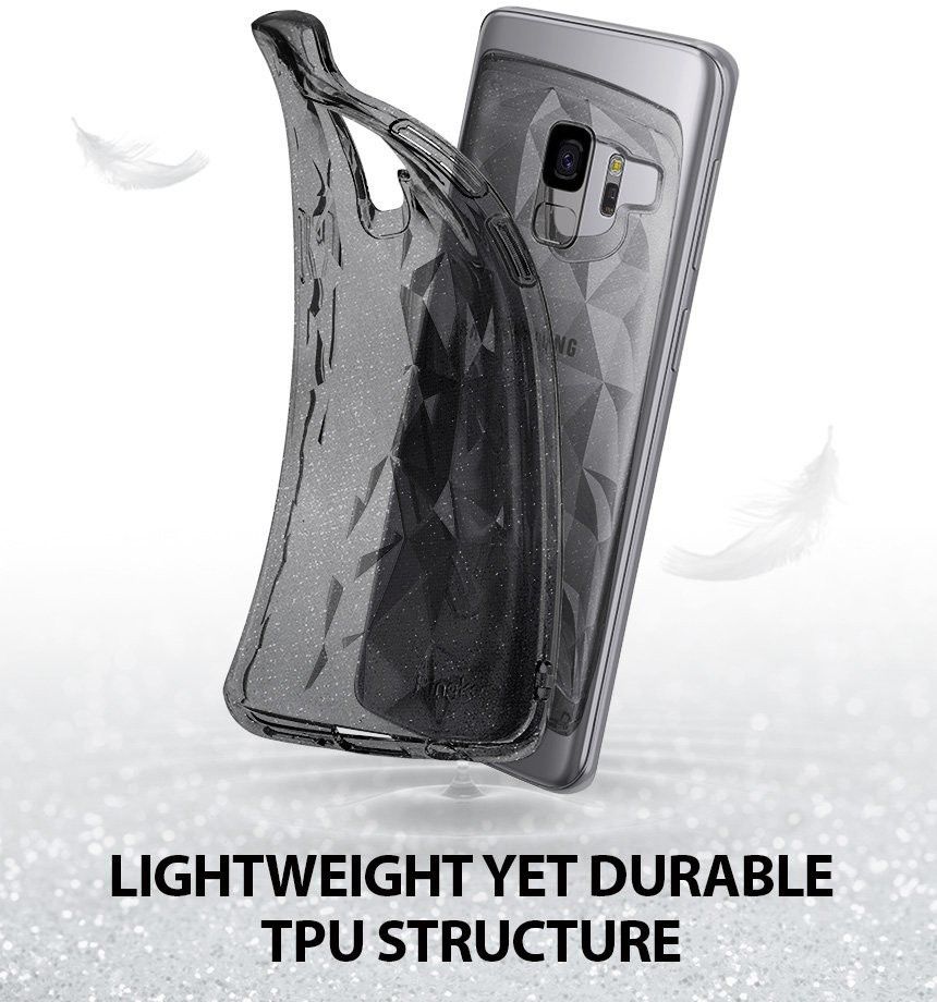 Ringke Air Prism Hoesje Samsung Galaxy S9 Glitter Gray afbeelding 4