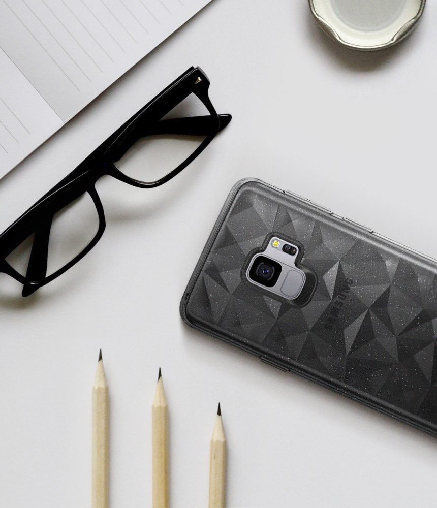 Ringke Air Prism Hoesje Samsung Galaxy S9 Glitter Gray afbeelding 7