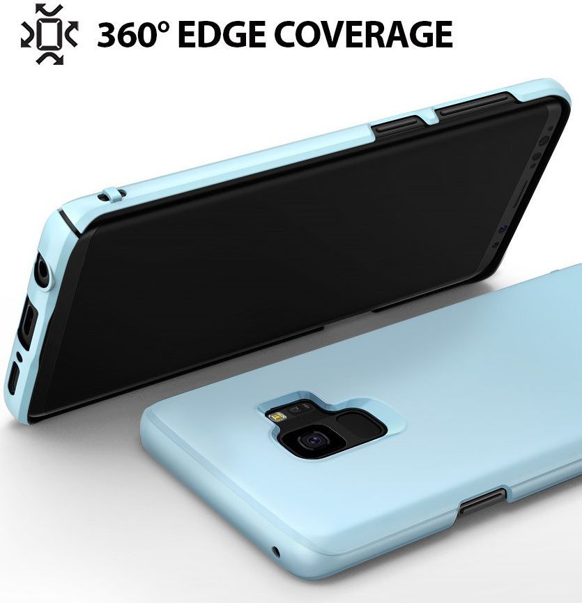 Ringke Slim Samsung Galaxy S9 Ultra Dun Hoesje Sky Blue afbeelding 4