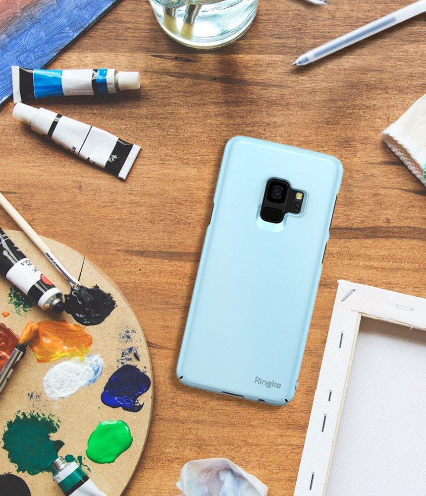 Ringke Slim Samsung Galaxy S9 Ultra Dun Hoesje Sky Blue afbeelding 6