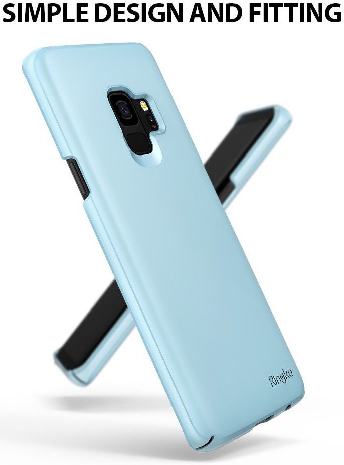 Ringke Slim Samsung Galaxy S9 Ultra Dun Hoesje Sky Blue afbeelding 9