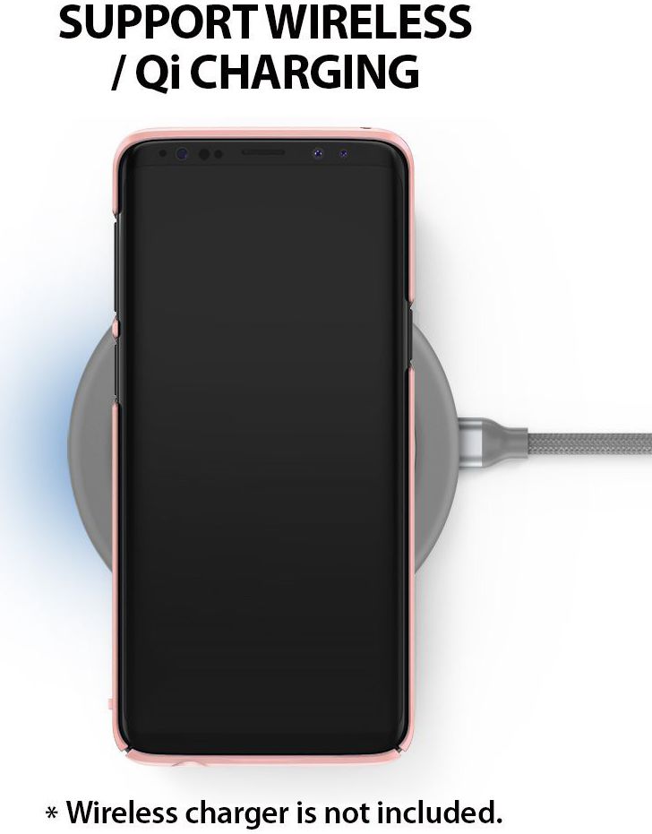 Ringke Slim Samsung Galaxy S9 Ultra Dun Hoesje Peach Pink afbeelding 8