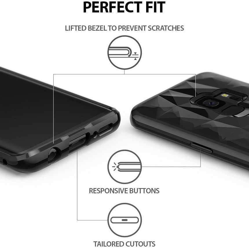Ringke Air Prism Hoesje Samsung Galaxy S9 Ink Black afbeelding 3