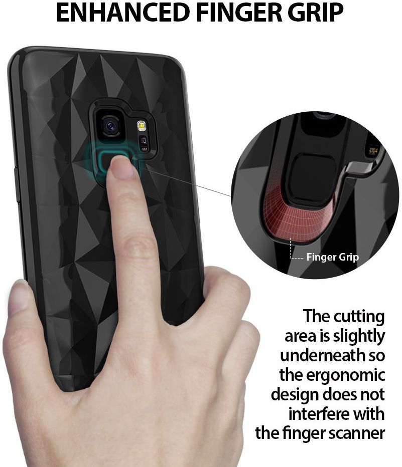 Ringke Air Prism Hoesje Samsung Galaxy S9 Ink Black afbeelding 7