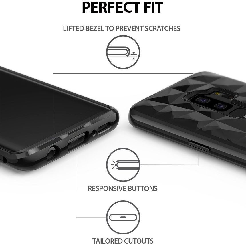 Ringke Air Prism Hoesje Samsung Galaxy S9 Plus Ink Black afbeelding 3