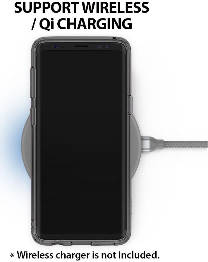 Ringke Fusion hoesje Samsung Galaxy S9 Plus Smoke Black afbeelding 8