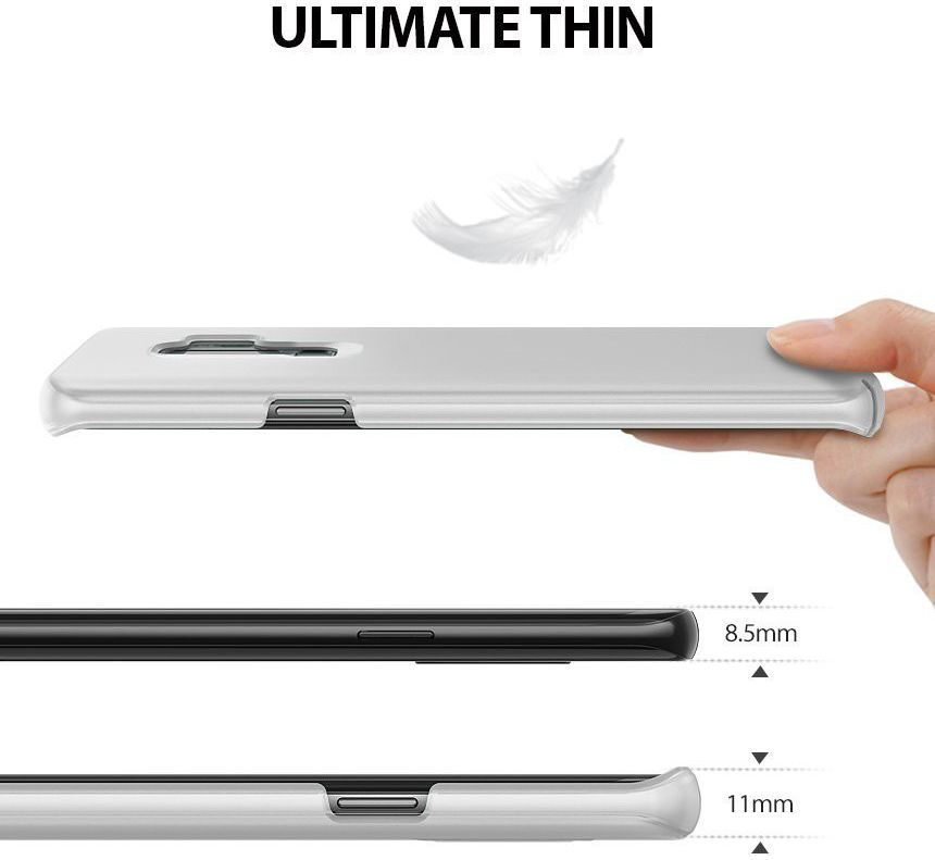 Ringke Slim Samsung Galaxy S9 Plus Ultra Dun Hoesje Frost White afbeelding 5