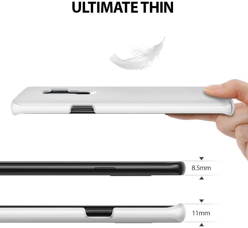 Ringke Slim Samsung Galaxy S9 Plus Ultra Dun Hoesje White afbeelding 5