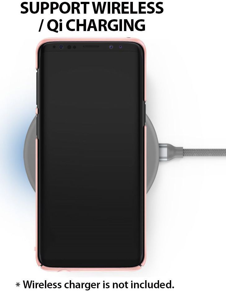 Ringke Slim Samsung Galaxy S9 Plus Ultra Dun Hoesje Peach Pink afbeelding 8