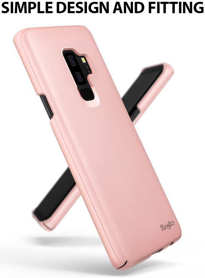 Ringke Slim Samsung Galaxy S9 Plus Ultra Dun Hoesje Peach Pink afbeelding 9