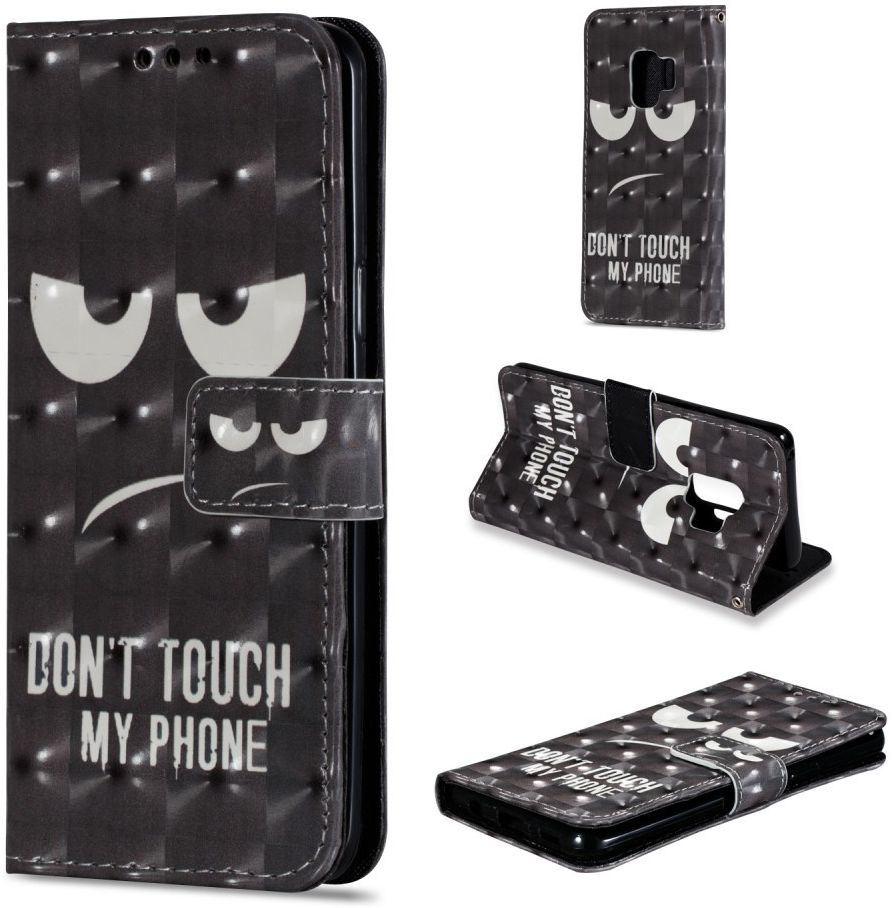 Samsung Galaxy S9 Portemonnee Hoesje Dont Touch afbeelding 3