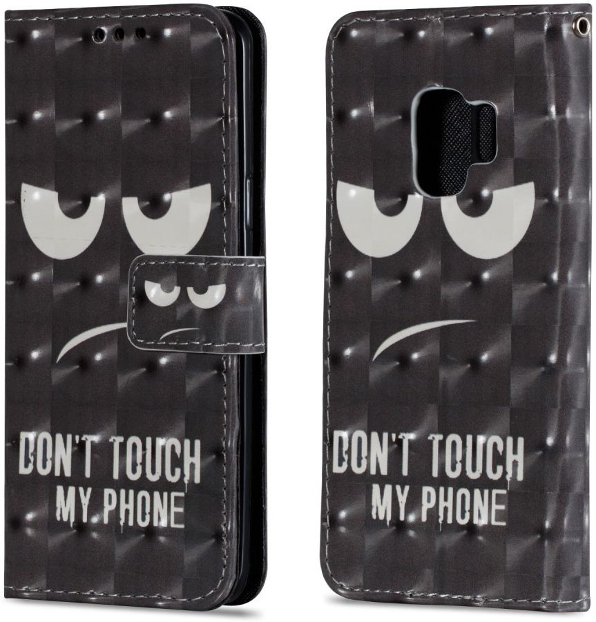 Samsung Galaxy S9 Portemonnee Hoesje Dont Touch afbeelding 2