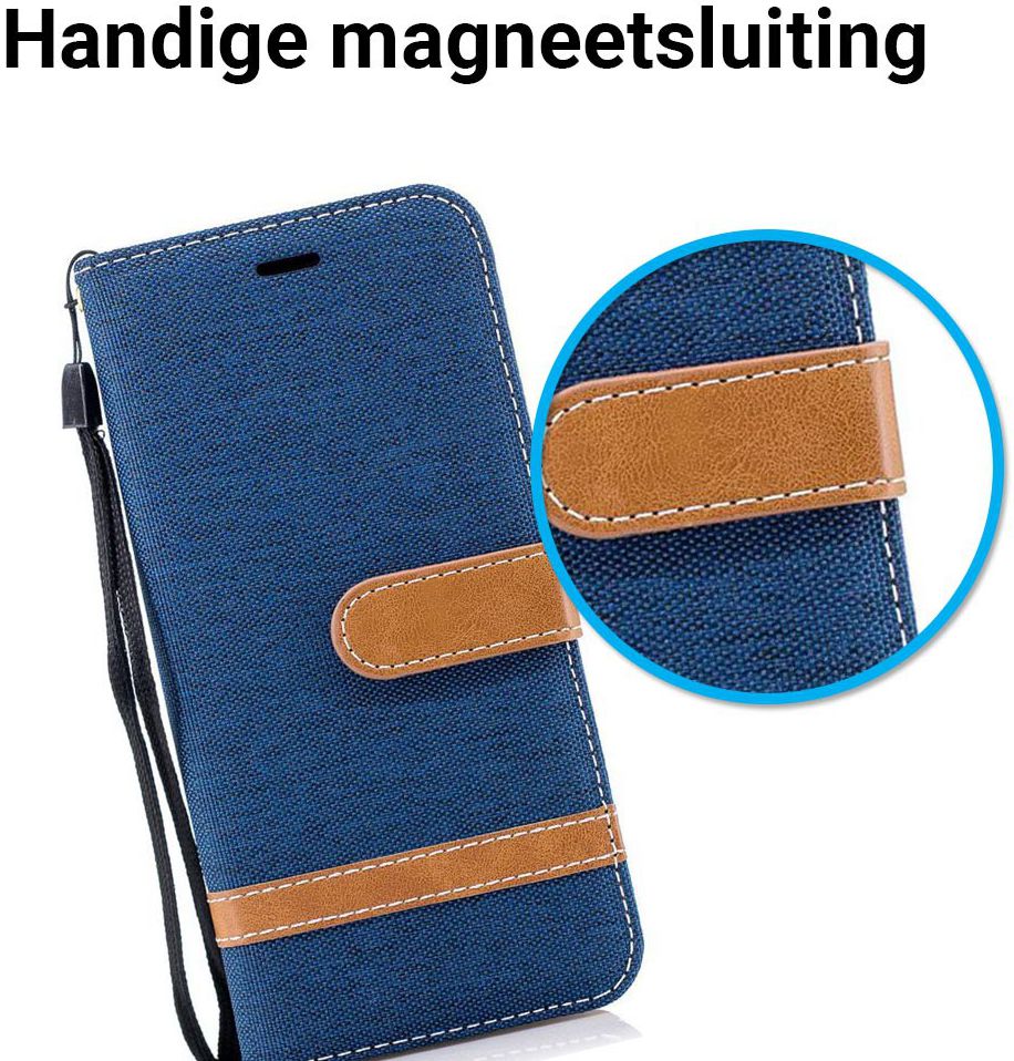 Samsung Galaxy S9 Portemonnee Hoesje Blauw afbeelding 3