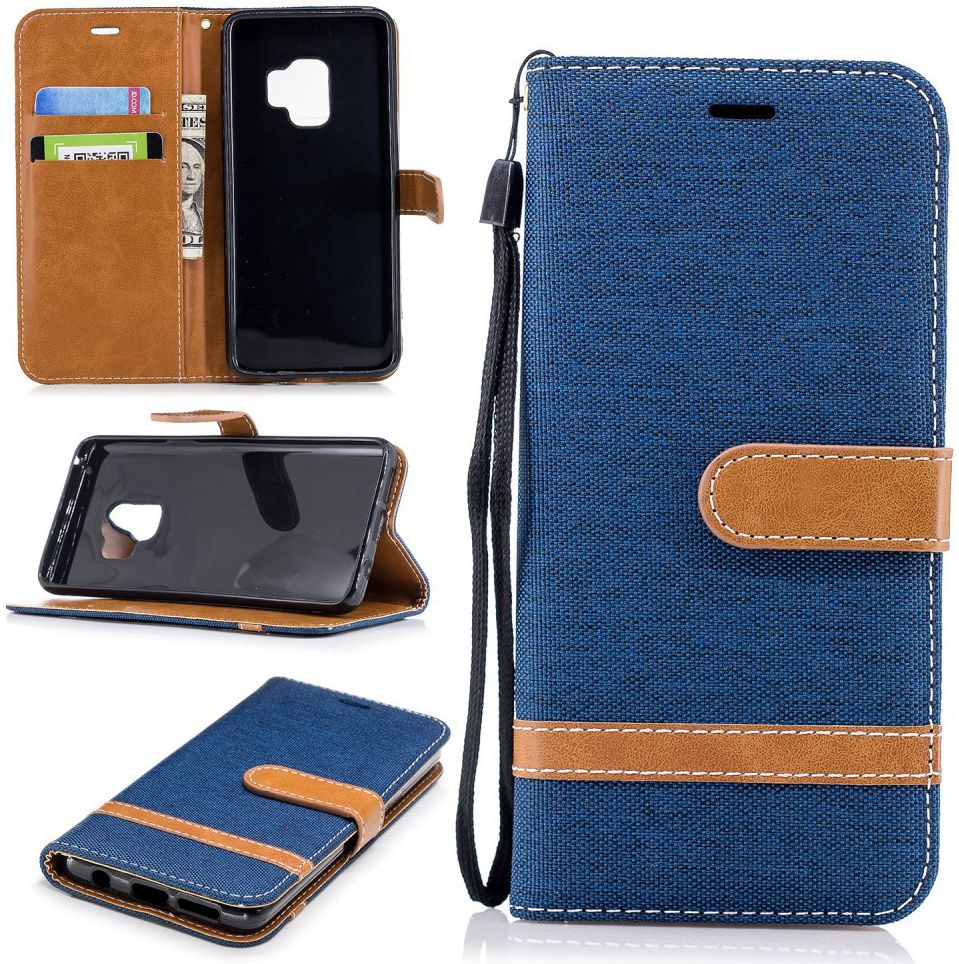 Samsung Galaxy S9 Portemonnee Hoesje Blauw afbeelding 10