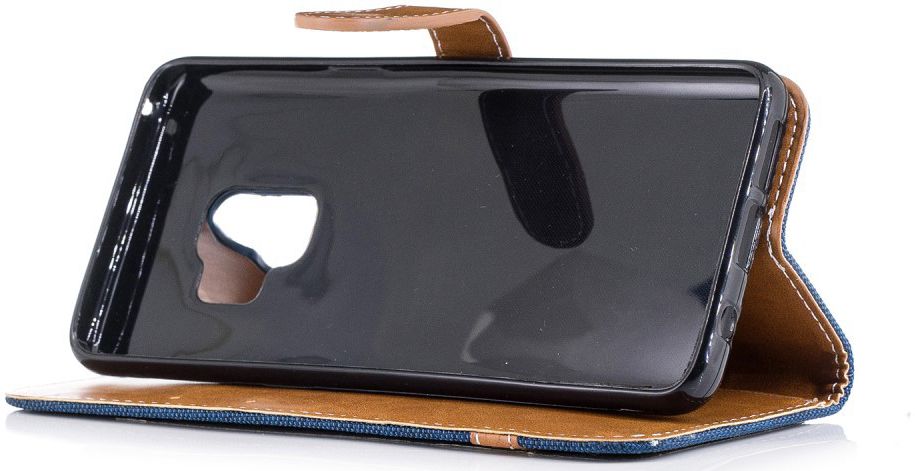 Samsung Galaxy S9 Portemonnee Hoesje Blauw afbeelding 12
