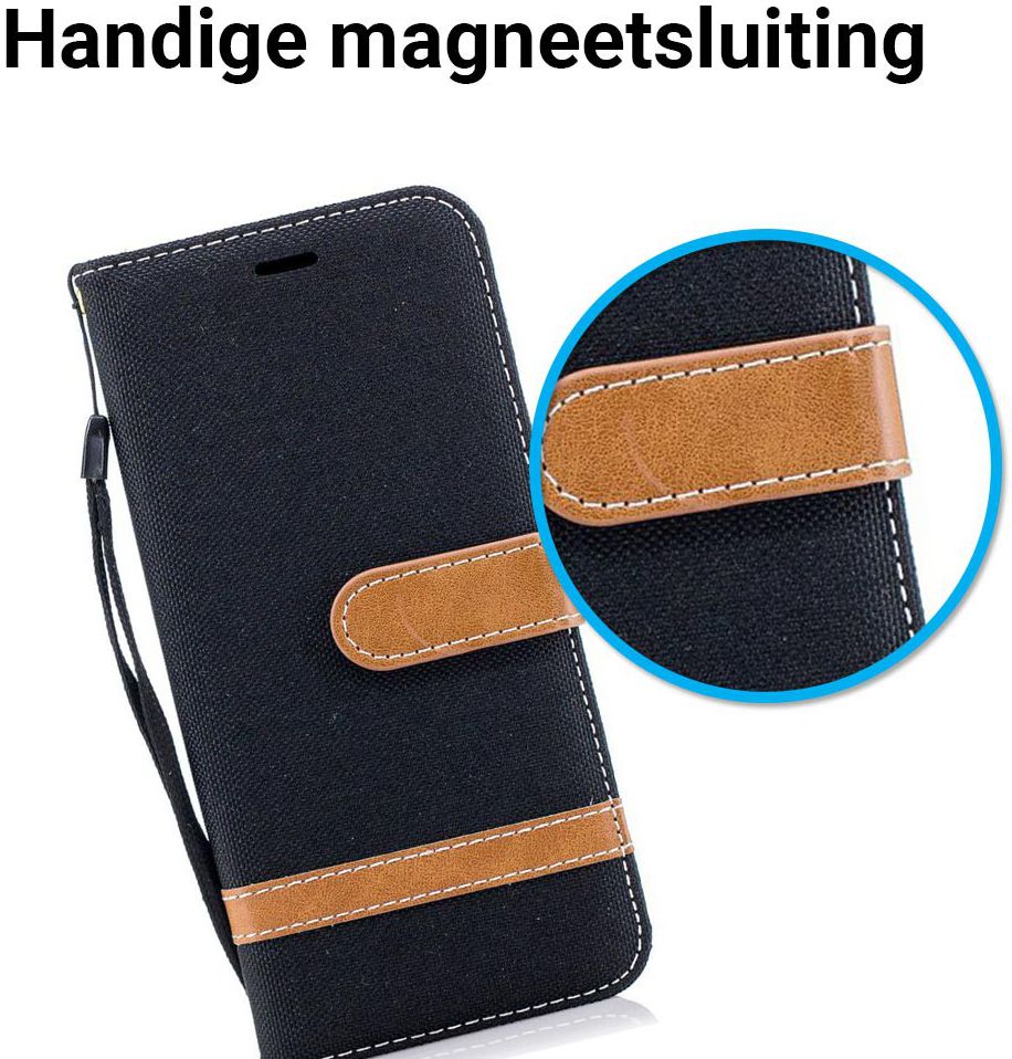 Samsung Galaxy S9 Portemonnee Hoesje Zwart afbeelding 4