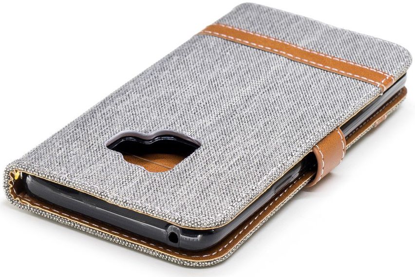Samsung Galaxy S9 Portemonnee Hoesje Grijs afbeelding 15