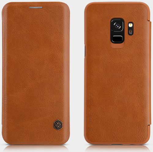 Nillkin Qin Book Samsung Galaxy S9 Hoesje Bruin afbeelding 10