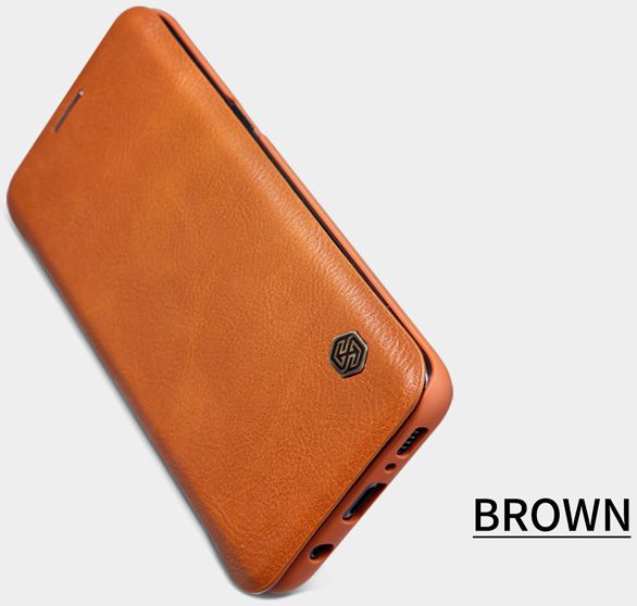 Nillkin Qin Book Samsung Galaxy S9 Hoesje Bruin afbeelding 11