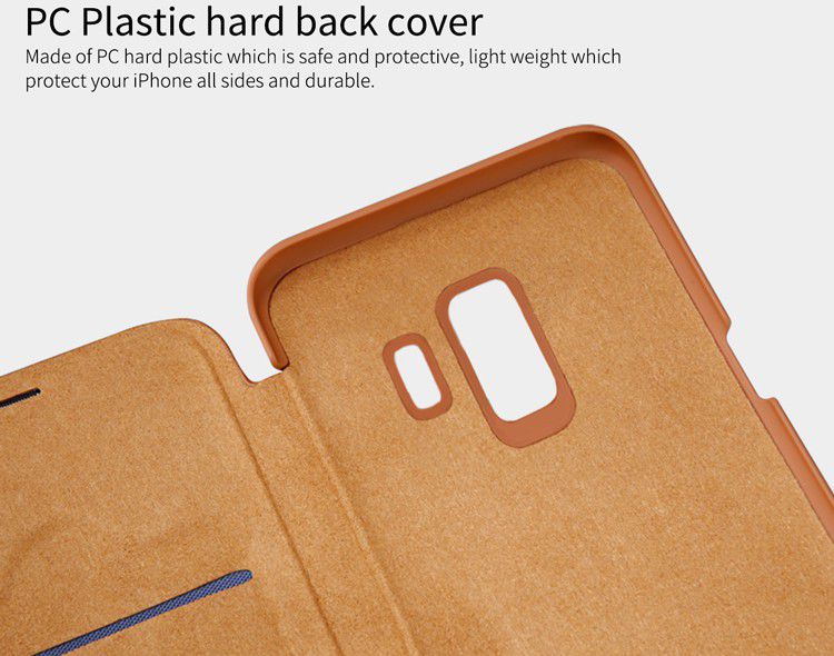 Nillkin Qin Book Samsung Galaxy S9 Hoesje Bruin afbeelding 8